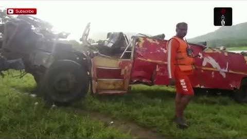 Mahad Bridge Collapse: Videos Of Wreckage Of Two Buses Under Water