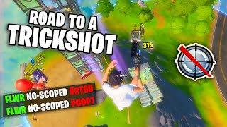 I HIT these INSANE SHOTS in 1 DAY... (Fortnite Road To a Trickshot #2)