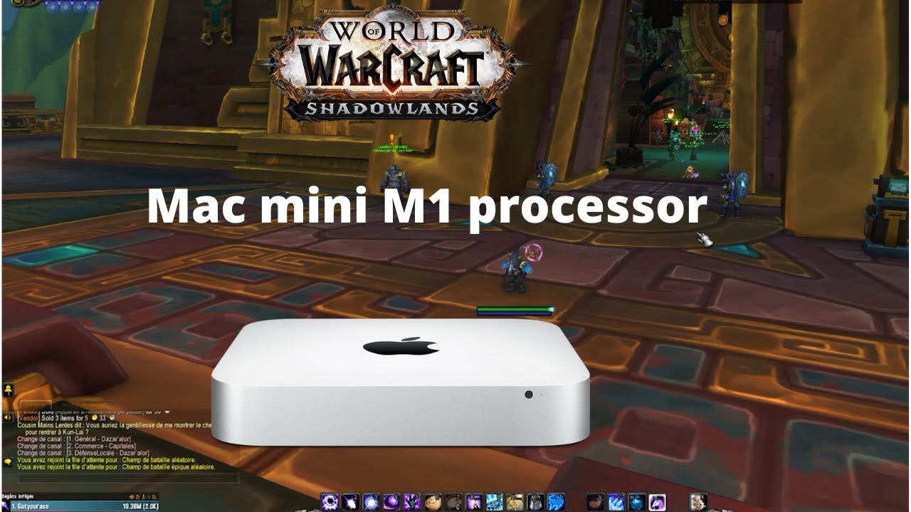 Resolution and graphics quality scaling in WoW for Apple M1