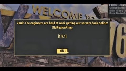 OUTDATED!!     Fallout 76 - NoRegionPing [1:5:1] error * FIX * 2021 