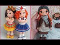 Most Unique #trendy Crochet baby dolls dress #designs with amazing #idea/Crochet Dolls Dress Design