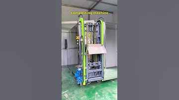 Kitchen waste is processed by our compostin machine and turned into fertilizer. #compostingmachine