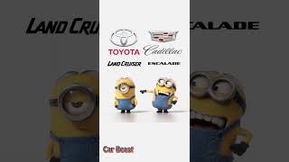 Toyota Land cruiser VS Cadillac Escalade minions style#trending#tiktok#status#toyota#cadillac#funny