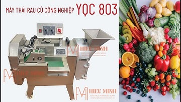MÁY THÁI RAU CỦ CÔNG NGHIỆP YQC803 I MÁY THÁI RAU YQC803 TẠI BẾP ĂN CÔNG NGHIỆP THANH HÓA