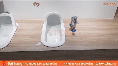 TDM.VN | Review bồn cầu xổm Caesar C1230 + van xả bồn BF449 giá cả bộ tốt nhất