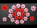 Paper Cutting How to cut Flower Paper Handmade Cut Easy Diy Craft 新年裝飾