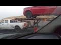 Ram cummins 3500 Dually hauling 2 trucks