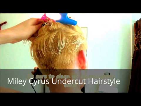 Miley Cyrus Undercut Hairstyle