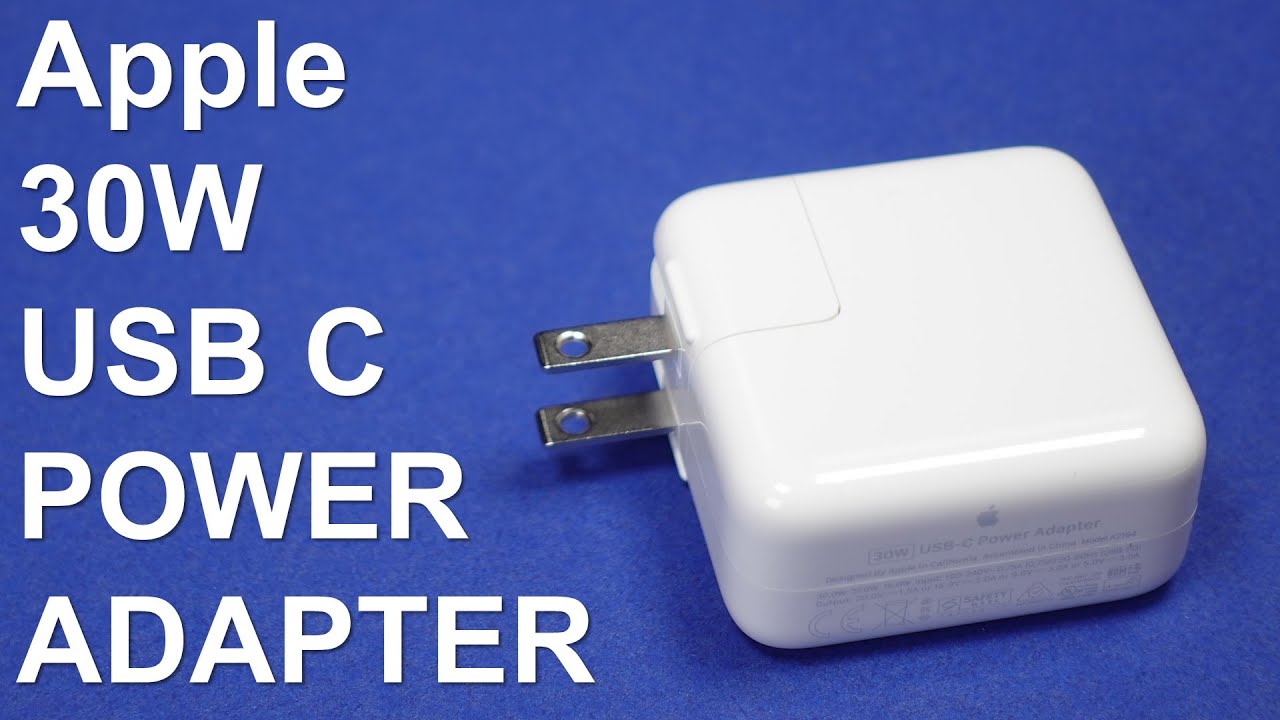 Chargeur USB-C 30 W GaN pour MacBook Air/iPhone/iPad + câble USB-C