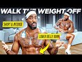 Fast walking to lose belly fat and get a flat stomach fast burn 300 calories