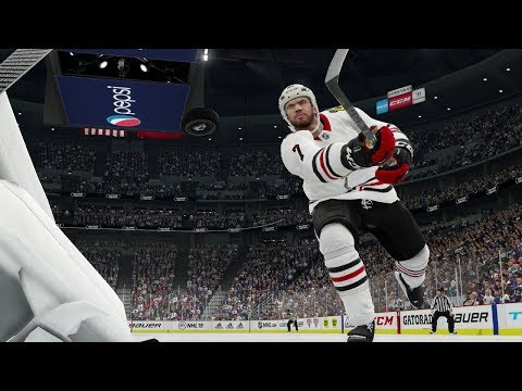 NHL 19 Gameplay Chicago Blackhawks vs Colorado Avalanche (NHL 19 Xbox One EA Access)