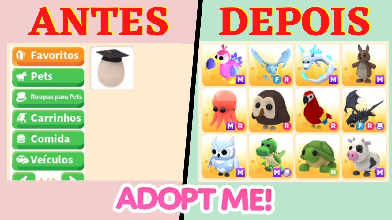 Roblox Adopt Me - Lista de idades e níveis dos animais de