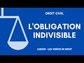 Lobligation indivisible