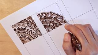 embellishment 30 : how to layer filler elements to create intricate mehendi