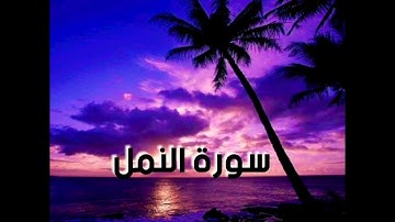 تلاوة تريح القلب و العقل  من سورة النمل  [القارئ اسلام  صبحي]