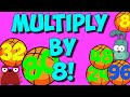 Multiplication with Eights Quiz
