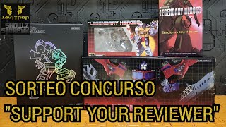 Sorteo primer concurso &quot;Support your reviewer&quot; del Garaje de Javitron y Show.z store español