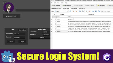 Creating a Login System In Godot 4.2! C#