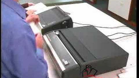 GBC MP2000 Modular Binding Punch Durability Video