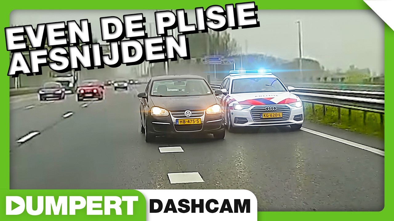 Even de plisie afsnijden! | Dumpert Dashcam 67