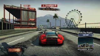 Burnout Paradise Remastered:Part 55 Marked Man Drive West To The Observatory And Survive