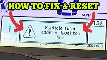Citroen P1446 Particle Filter Additive Too Low FIXED!! Using Autel Step By Step