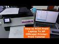 How to Print From Laptop To HP Officejet Printer| Print Tutorial