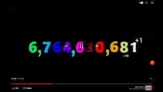 0 to 1 trillion with sound effects sped up!