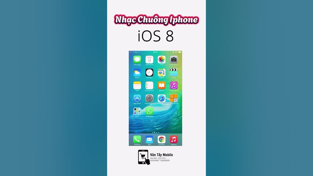 Nhạc chuông Iphone qua từng bản cập nhật IOS. #ringtoneip #nhacchuongiphone #ios #vantaymobile