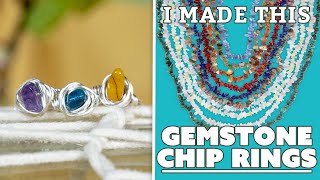 Making a Basic Ring with Gemstone Chips | I Made This