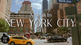 A Walk in Manhattan, NYC 🗽 - Midtown South - Hudson Yards - Jazz Music