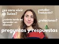 ¿Es caro vivir en Suiza? ¿Cuánto se tarda en hablar un idioma? | Preguntas y respuestas 🎄💫