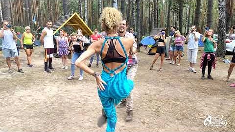 Aleksandr & Anna. Zouk Demo. Dance Camp Голубые Озера