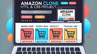 Amazon Clone Website Using HTML & CSS | Step-by-Step Guide | full responsive website