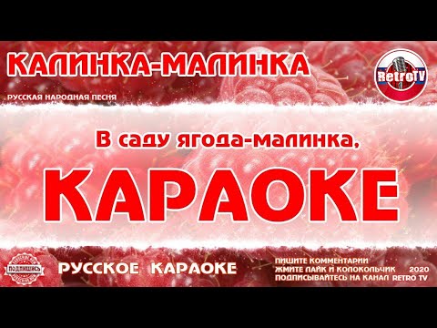 Караоке - "Калинка - Малинка" | Русская Народная Песня на RetroTv