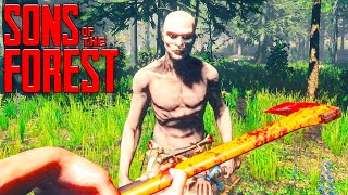 ALLEEN IN HET BOS... ?! | Sons of the Forest #1