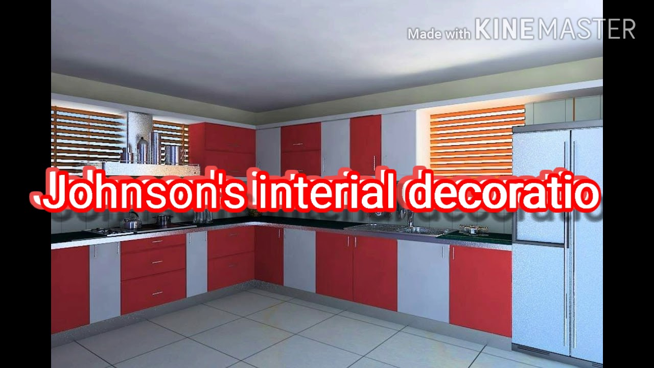 Kitchen Cupboard work Johnson's interial decorations - YouTube