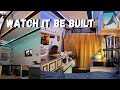 Van Build Time Lapse From An EMPTY Shell To A Beautiful Tiny HOME on Wheels