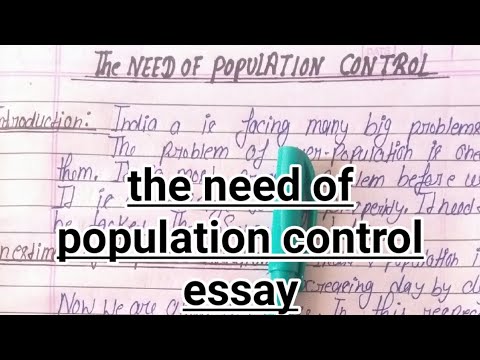population control essay title