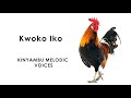 Kinyambu Melodic Voices - Kwoko Iko (Audio Visualiser)