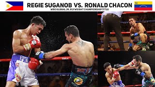 Regie Suganob vs. Ronald Chacon FULL BOXING HIGHLIGHTS | WBO Global Jr. Flyweight Championship Title