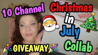 10 Channel Christmas In July Collab! 🎄🎆🎅🎆 SO Much Fun 👏👏 🎉PLUS Giveaways 🎉 By Simply_ Steph