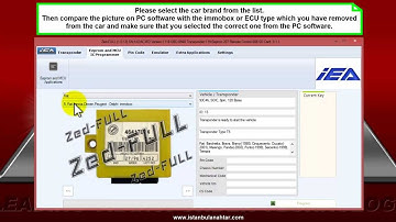 Eeprom applicazione MCU con il software pc Zed full sul transponder TS48