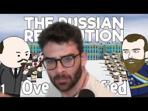 Hasanabi Reacts To The Russian Revolution - OverSimplified (Part 1)