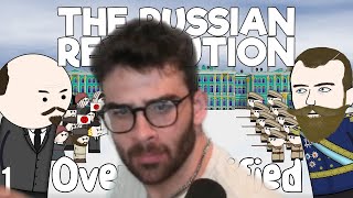 Hasanabi Reacts To The Russian Revolution - OverSimplified (Part 1)