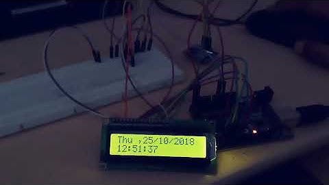 DIY REAL TIME CLOCK USING ARDUINO UNO (NO COMMENTS)🤗 #rtc #arduinouno #ds1307 #realtimeclock
