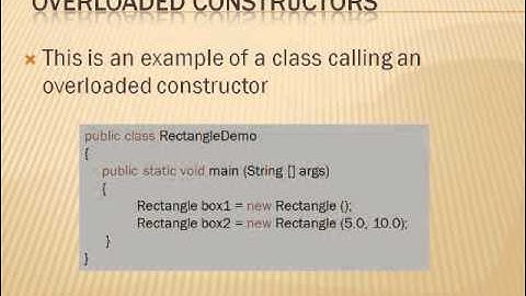 6-3 Creating and Calling Constructors - Blanton