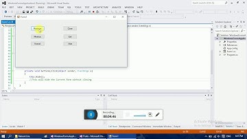 Using Maximize,Minimize,Normal functions in C#.net Forms.