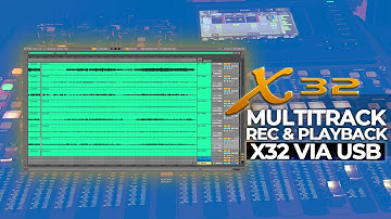 MultiTrack Recording & Playback | Behringer x32