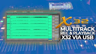 Multitrack Recording Playback Behringer X32